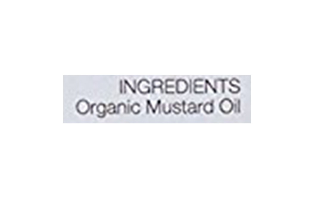 Pure & Sure Organic Mustard Oil -Cold Pressed   Bottle  1 litre